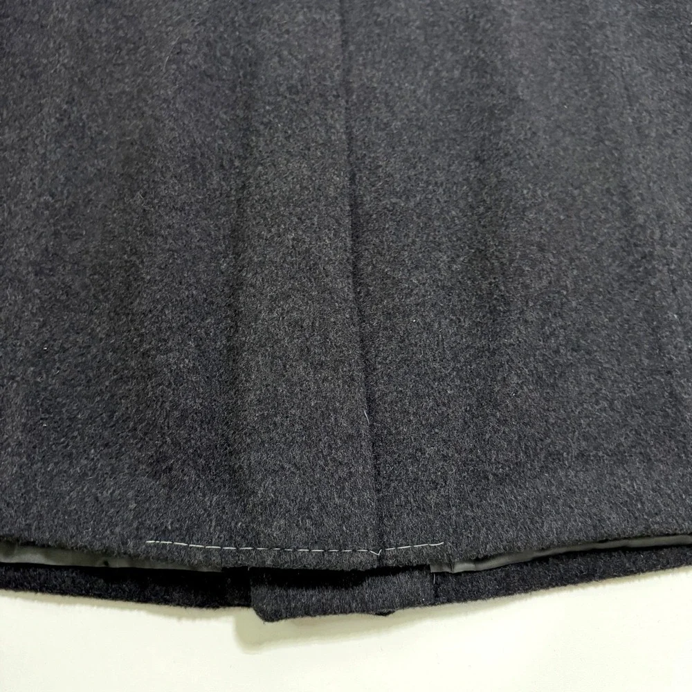New Brigantine Overcoat Mens‎ 42 Gray Cashmere Blend Double Breasted USA Made
